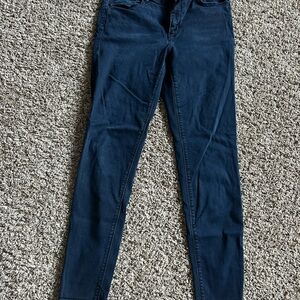 White House Black Market Dark Blue Ankle Jeans